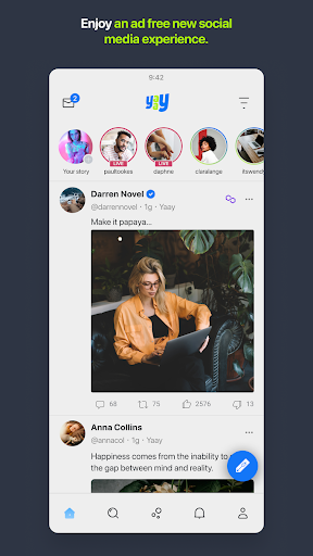 Yaay Social Media - Image screenshot of android app