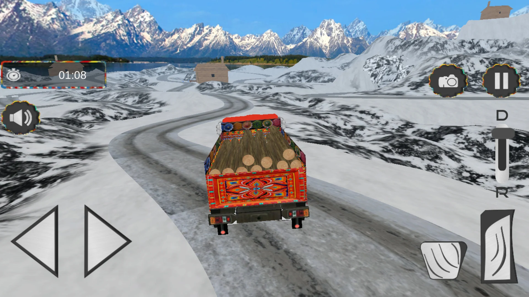 Indian Truck Mountain Driving - عکس بازی موبایلی اندروید