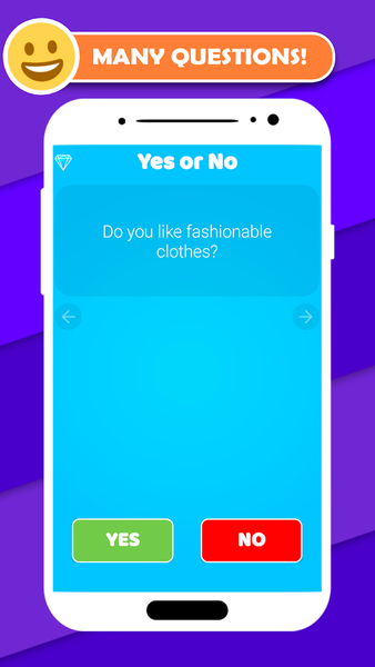 Yes or No Questions game - Gameplay image of android game