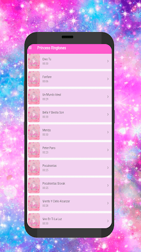 Princess Ringtones - Image screenshot of android app