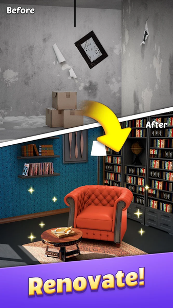 Dream Mancave - Match ۳ Games - عکس بازی موبایلی اندروید