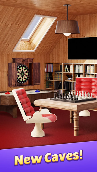 Dream Mancave - Match 3 Games - Gameplay image of android game