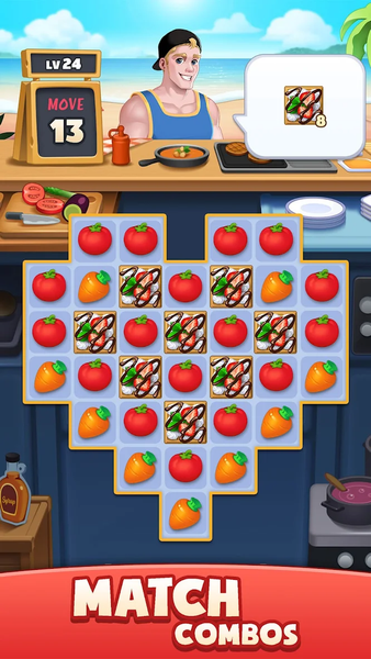 Chef Match - Gameplay image of android game