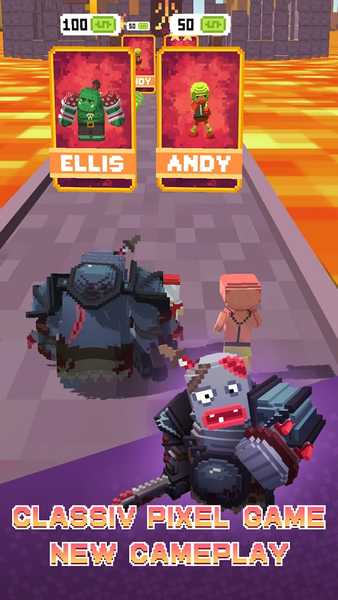 Monster Run Battle Squad - Gameplay image of android game