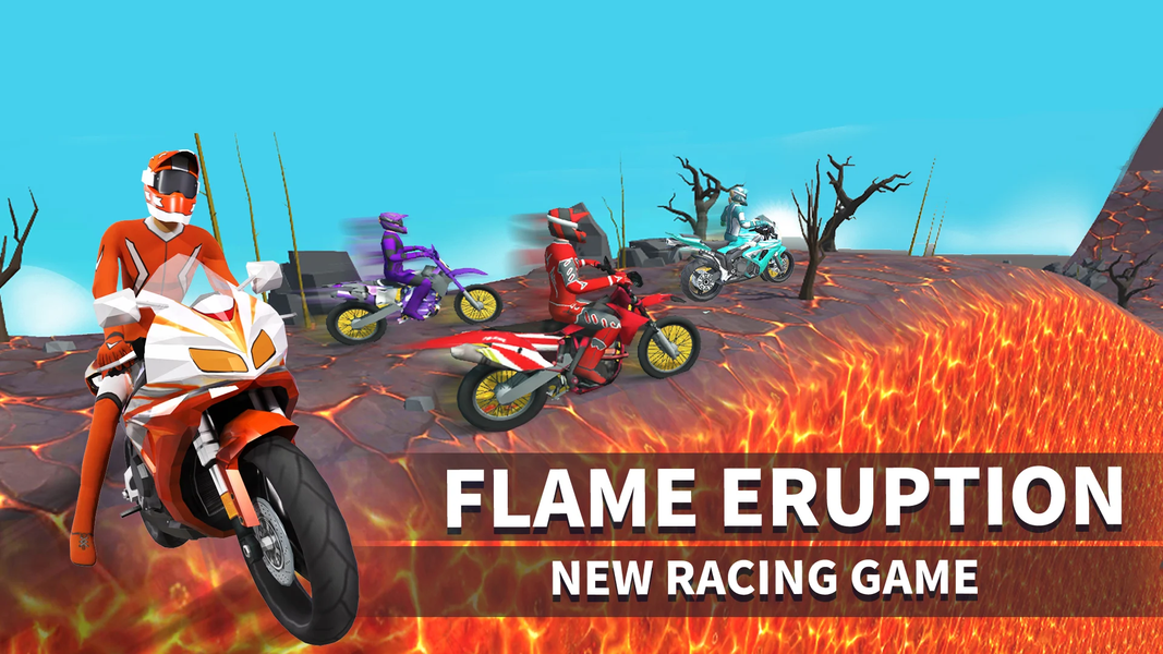 Motocross Bike Racing Game - Gameplay image of android game