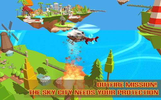 Helicopter Rescue Sky City - Gameplay image of android game