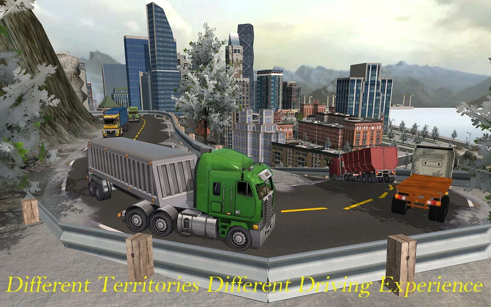 Euro Truck Driver Pro - عکس بازی موبایلی اندروید
