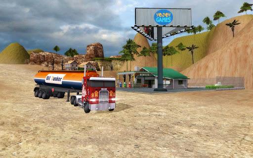 Euro Truck Oil Tanker Driver - Gameplay image of android game