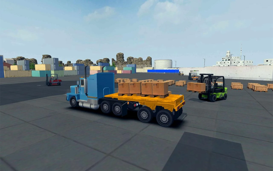 Forklift Simulator - Gameplay image of android game