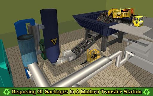 Garbage Truck Dump Driver: Pickup & Recycling - Gameplay image of android game