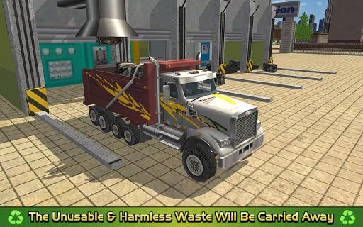 Garbage Truck Dump Driver: Pickup & Recycling - Gameplay image of android game