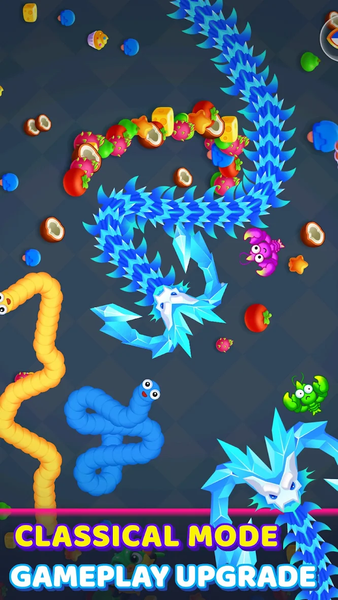 Gluttony Snake War - Gameplay image of android game