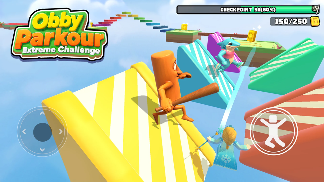 Obby Parkour Extreme Challenge - عکس بازی موبایلی اندروید