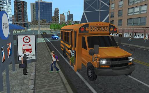 School Bus Driving Game - Image screenshot of android app