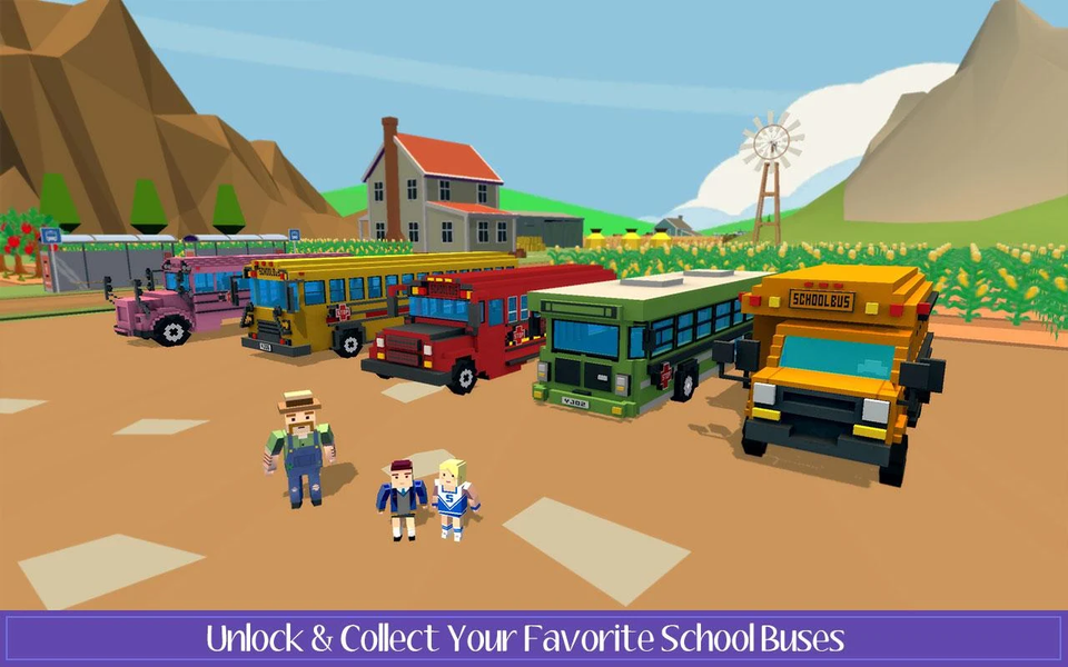 School Bus Farm Driving - عکس بازی موبایلی اندروید