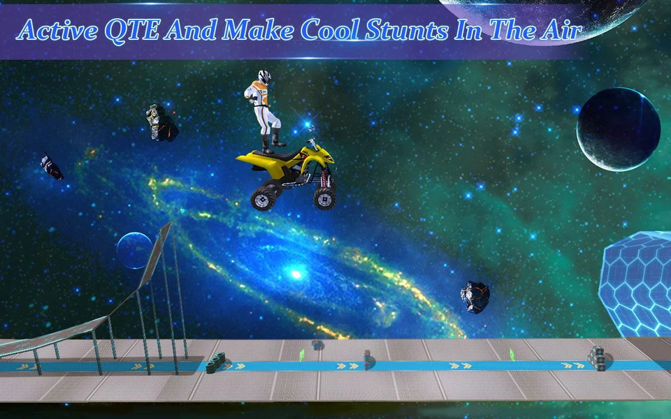 Stunt Bike Racing 3D Galaxy - عکس بازی موبایلی اندروید