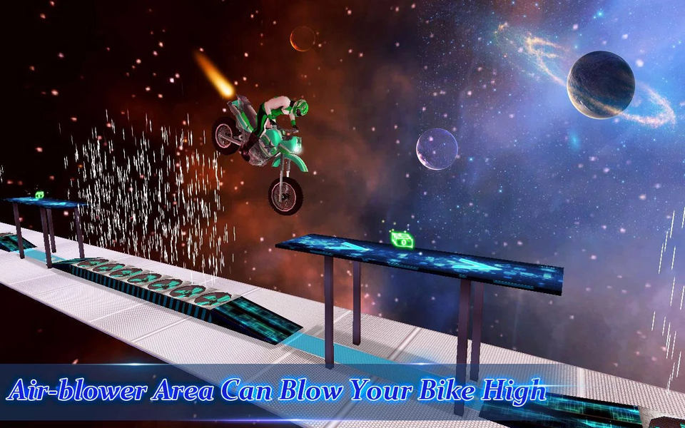 Stunt Bike Racing 3D Galaxy - عکس بازی موبایلی اندروید