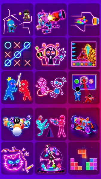 Tic Tac Toe Fun Games - عکس بازی موبایلی اندروید