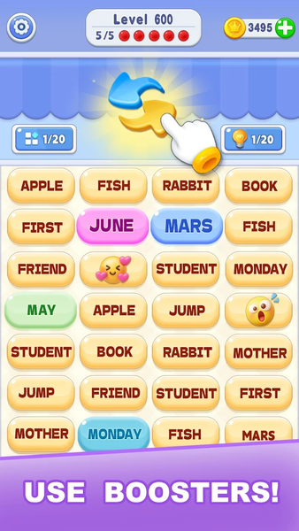 Word and Sort - Gameplay image of android game