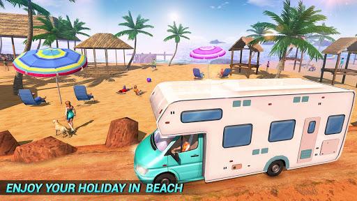 Real Camper Van Driving Simulator - Beach Resort - عکس برنامه موبایلی اندروید