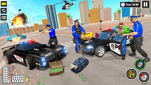 Police Car Chase Shooting Game - Image screenshot of android app