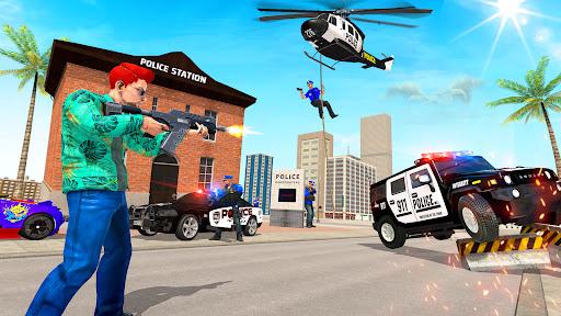 Police Car Chase Shooting Game - Image screenshot of android app