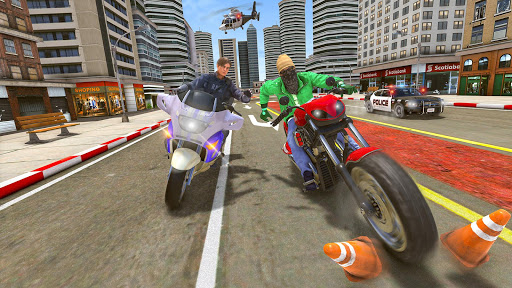 Police Moto Bike Chase Crime - عکس بازی موبایلی اندروید
