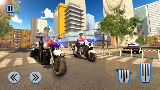 Police Moto Bike Chase Crime - Gameplay image of android game
