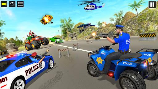 US Police ATV Transporter Game - Image screenshot of android app