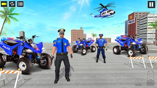 US Police ATV Transporter Game - Image screenshot of android app