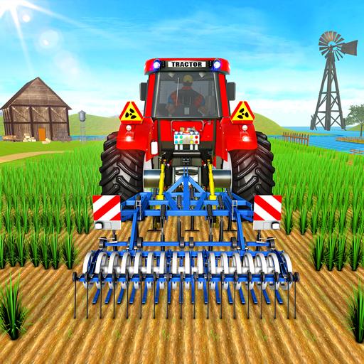 Real Farming Tractor Driving - Gameplay image of android game