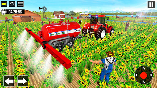 Real Farming Tractor Driving - عکس بازی موبایلی اندروید
