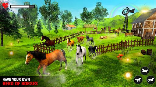 Wild Horse Family Simulator ۳D - عکس بازی موبایلی اندروید