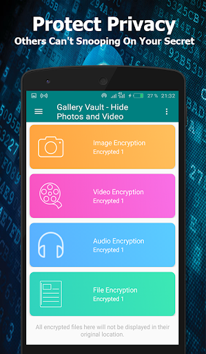 Gallery Vault - Hide Photos and Video Locker 2019 - عکس برنامه موبایلی اندروید