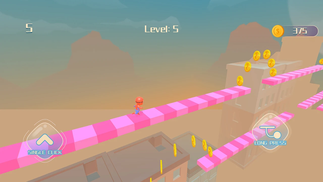 Flying Man Run - عکس بازی موبایلی اندروید