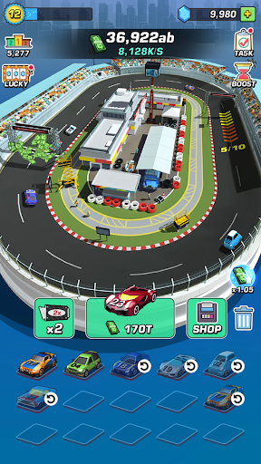 Idle Car Racing - Gameplay image of android game
