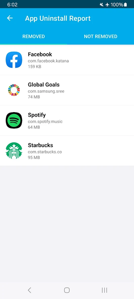 App Uninstaller - عکس برنامه موبایلی اندروید