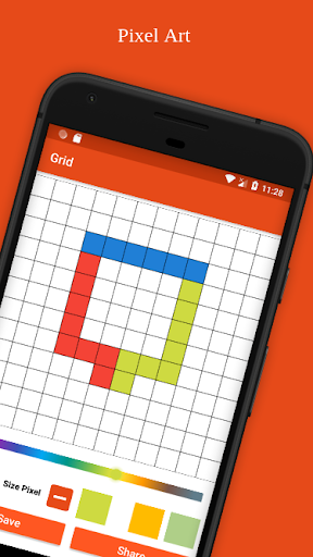 Grid Drawing ( Pixel Art ) - Image screenshot of android app