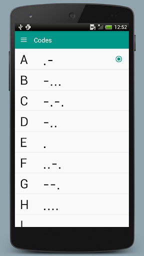 Morse Code Generator - Image screenshot of android app