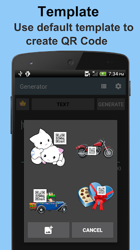 QR Code Generator - Image screenshot of android app