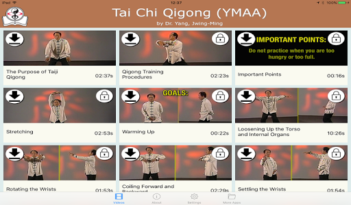 Tai Chi Qigong (YMAA) - Image screenshot of android app