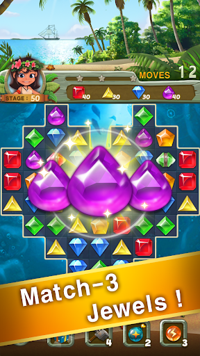 Paradise Jewel: Match 3 Puzzle - عکس بازی موبایلی اندروید