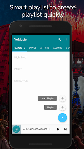 Yo Music Player - عکس برنامه موبایلی اندروید