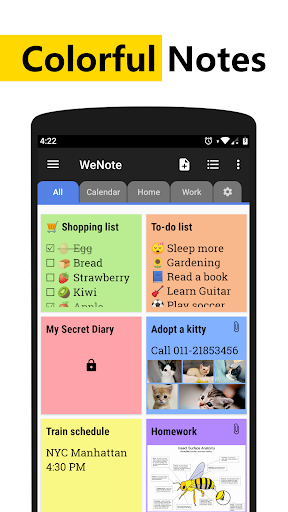 WeNote: Notes Notepad Notebook - عکس برنامه موبایلی اندروید