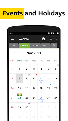 WeNote: Notes Notepad Notebook - Image screenshot of android app