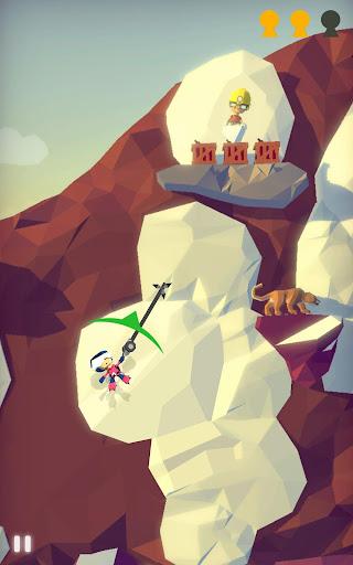 Hang Line: Mountain Climber - Gameplay image of android game