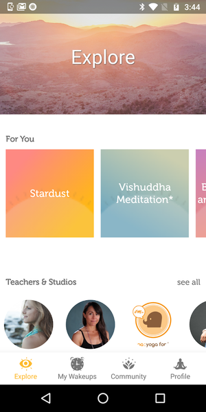 Yoga Wake Up - عکس برنامه موبایلی اندروید