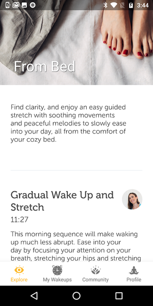 Yoga Wake Up - عکس برنامه موبایلی اندروید