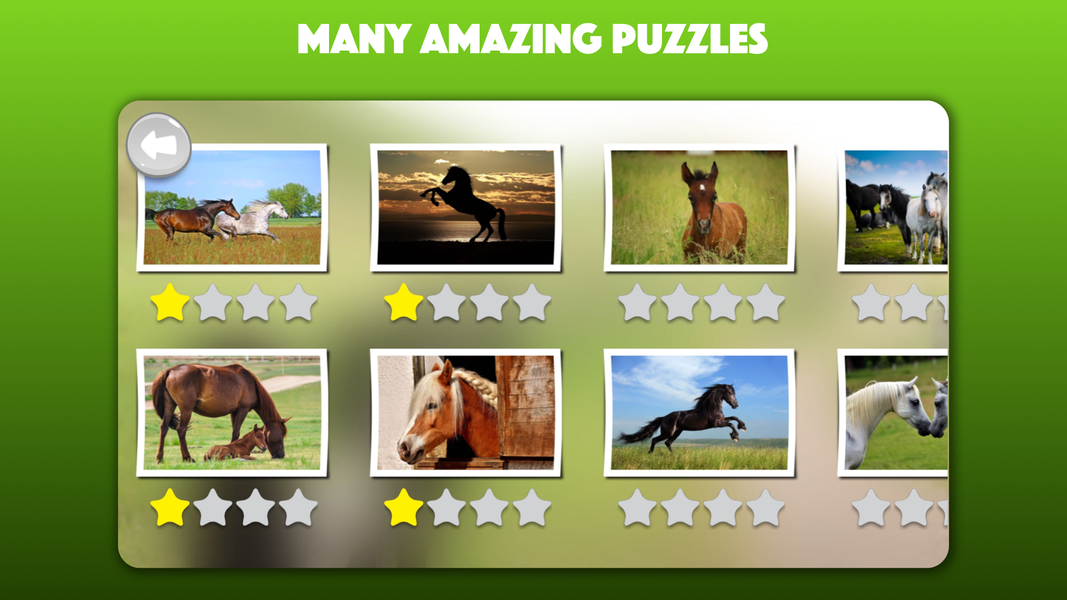 Horse and Pony jigsaw puzzles - Gameplay image of android game