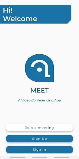 Meet up - Conference call app - عکس برنامه موبایلی اندروید